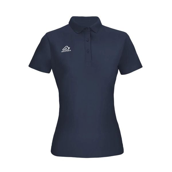 Damska koszulka polo Acerbis Atlantis. Niebieskie bluzki sportowe damskie ACERBIS, l, bez wzorów, z materiału, bez ramiączek. Za 153.00 zł.