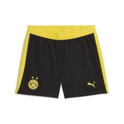 Damskie szorty Borussia Dortmund 25/26 PUMA Black Faster Yellow. Czarne szorty damskie Puma, bez wzorów. Za 199.00 zł.