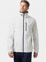Kurtka Żeglarska Męska Helly Hansen Crew 2.0. Białe kurtki męskie Helly Hansen, m, bez wzorów, z materiału, bez kaptura. Za 729.00 zł.