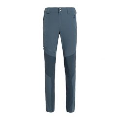 Spodnie softshell damskie Rab Torque Mountain. Niebieskie spodnie dresowe damskie RAB, bez wzorów, z softshellu, sportowe. Za 539.99 zł.