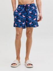 Jack & Jones Szorty kąpielowe "Maui" w kolorze niebiesko-jasnoróżowym rozmiar: S. Niebieskie szorty sportowe męskie Jack & Jones, s, z materiału, outdoorowe. Za 57.06 zł.