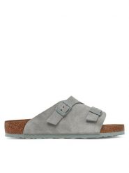 Birkenstock Klapki ZÜRICH 1029184 Zielony. Zielone klapki i japonki męskie Birkenstock, ze skóry. Za 599.99 zł.