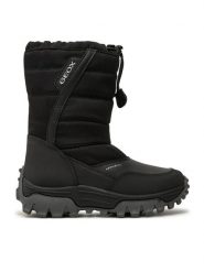 Geox Śniegowce J Himalaya Boy B Abx J26FRA 0FU54 C9999 S Czarny. Czarne buty zimowe chłopięce Geox, ze skóry. Za 269.99 zł.