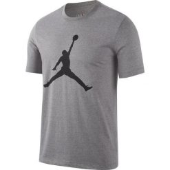 Koszulka sportowa męska Nike Jordan Jumpman SS Crew. Szare t-shirty sportowe męskie Nike, m, bez ramiączek. Za 209.99 zł.