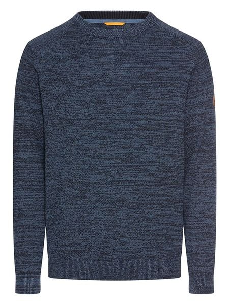 Camel Active Sweter w kolorze granatowym rozmiar: M. Niebieskie swetry męskie Camel Active, m, bez wzorów, z bawełny, bez kołnierzyka. Za 130.99 zł.