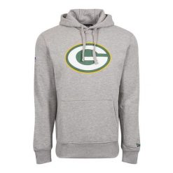 Bluza z kapturem Green Bay Packers NFL. Szare bluzy z kapturem męskie New Era, m. Za 293.50 zł.