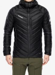 Kurtka puchowa Mammut Broad Peak IN Hooded Jacket. Czarne kurtki męskie Mammut, na zimę, m, bez wzorów, z materiału, bez kaptura. Za 1,418.99 zł.