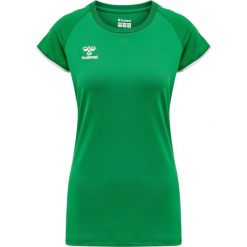 Koszulka damska Hummel hmlhmlCORE volley stretch. Białe bluzki damskie HUMMEL, l, bez wzorów, sportowe, bez kołnierzyka, bez ramiączek. Za 144.50 zł.
