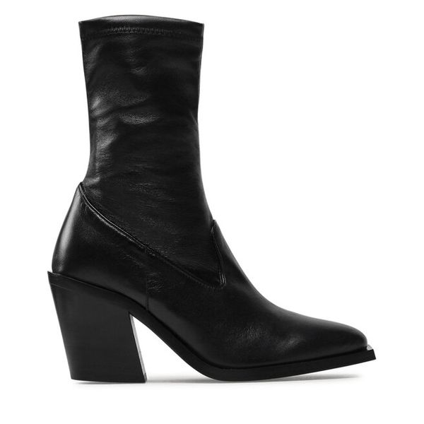 Botki Rage Age. Czarne botki damskie Rage Age, bez obcasa, na słupku, bez zapięcia. Za 589.99 zł.