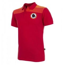 Koszulka Polo dla dorosłych AS Roma Czerwona. Czerwone t-shirty sportowe męskie COPA FOOTBALL, s, z bawełny, bez ramiączek, do piłki nożnej. Za 297.10 zł.