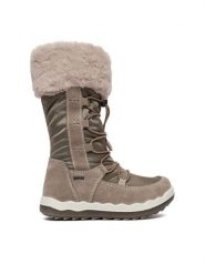 Primigi Śniegowce GORE-TEX 2380911 S Szary. Szare kozaki dziewczęce Primigi, bez wzorów, z gore-texu, bez obcasa. Za 459.99 zł.