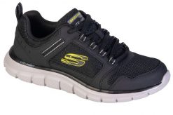 Buty sportowe Sneakersy męskie, Skechers Track-Knockhill. Czarne buty sportowe na co dzień męskie Skechers, z materiału, bez zapięcia, trekkingowe. Za 269.99 zł.