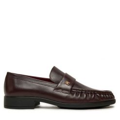Lordsy Tommy Hilfiger. Czerwone mokasyny damskie Tommy Hilfiger. Za 419.99 zł.