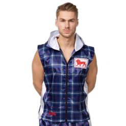 Kurtka Lonsdale Clutton. Niebieskie kurtki męskie Lonsdale, xl, bez wzorów, z poliesteru, z kapturem. Za 363.00 zł.