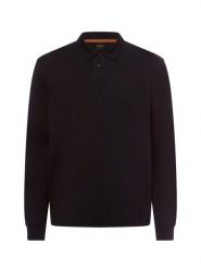 BOSS Orange koszulka z długim rękawem - Pe_interlock_long Mężczyźni Bawełna czarny, XL. Czarne koszulki męskie z długim rękawem Boss Orange, m, z bawełny. Za 449.95 zł.