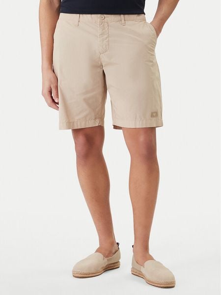 Emporio Armani Szorty sportowe EM000591 AF20428 U6213 Beżowy. Brązowe szorty męskie Emporio Armani, bez wzorów, z bawełny, sportowe. Za 579.99 zł.