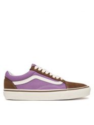 Vans Tenisówki Old Skool VN000D7ZTUD1 Fioletowy. Fioletowe trampki i tenisówki damskie Vans, bez wzorów, ze skóry. Za 369.99 zł.
