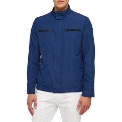 Kurtka GEOX M JHARROD SHORT JKT Niebieski. Niebieskie kurtki męskie Geox, m, bez wzorów, z tkaniny, bez kaptura. Za 402.99 zł.