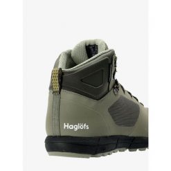 Buty w góry męskie Haglofs L.I.M Mid Proof Eco. Zielone buty trekkingowe męskie Haglöfs, bez zapięcia, trekkingowe. W wyprzedaży za 561.40 zł.