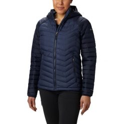 Kurtka puchowa damska Columbia Powder Lite. Czarne kurtki damskie Columbia, xs, bez wzorów, z puchu, bez kaptura. Za 379.99 zł.