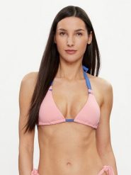 Tommy Hilfiger Góra od bikini UW0UW05099 Różowy. Czerwone bikini damskie Tommy Hilfiger, bez wzorów. Za 169.99 zł.