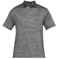 Koszulka polo, męska z krótkim rękawem Under Armour Performance Polo 2.0. Szare koszulki polo męskie Under Armour, m, bez wzorów, z elastanu, bez ramiączek. Za 233.75 zł.