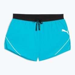 Spodenki do biegania męskie PUMA Raceday Ultrawave 3" Split. Niebieskie szorty męskie Puma, bez wzorów, sportowe. Za 199.99 zł.