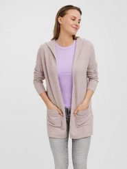 Vero Moda Kardigan w kolorze jasnoróżowym rozmiar: M. Różowe kardigany damskie Vero Moda, m, bez wzorów, z materiału. Za 127.35 zł.