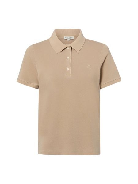 Marc O'Polo koszulka polo Kobiety Bawełna (100%) brązowy, XL. Brązowe bluzki sportowe damskie Marc O´Polo, xl, z bawełny, bez kołnierzyka, bez ramiączek. Za 229.95 zł.
