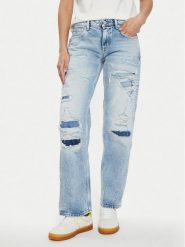 Tommy Jeans Jeansy Sophie DW0DW18248 Niebieski Straight Fit. Niebieskie jeansy damskie Tommy Jeans. Za 349.99 zł.