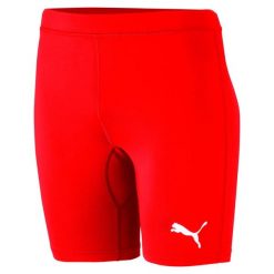 Spodenki kompresyjne męskie PUMA Liga Baselayer Short Tight. Czarne szorty sportowe męskie Puma, m, z elastanu, do piłki nożnej. Za 89.99 zł.