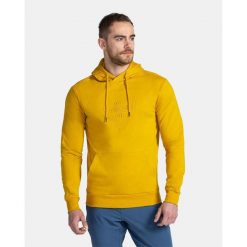 Męska bawełniana bluza z kapturem Kilpi LAGOA-M. Żółte bluzy z kapturem męskie Kilpi, m, z bawełny. Za 174.18 zł.