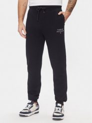 Tommy Hilfiger Spodnie dresowe UM0UM02983 Granatowy Regular Fit. Niebieskie spodnie dresowe męskie Tommy Hilfiger, bez wzorów, z bawełny. Za 229.99 zł.