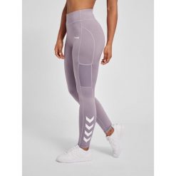 Damskie legginsy mid-rise Hummel MT Chipo. Fioletowe legginsy sportowe damskie HUMMEL, xs, bez wzorów, na fitness i siłownię. Za 85.80 zł.