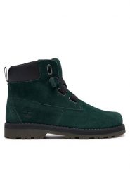 Timberland Trapery Courma Kid TB0A5NJNEY01 Zielony. Zielone buty zimowe chłopięce Timberland, ze skóry, bez zapięcia. Za 429.99 zł.