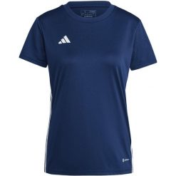 Koszulka damska adidas Tabela 23 Jersey. Białe bluzki damskie Adidas, xl, bez wzorów, z jersey, sportowe, bez kołnierzyka, bez ramiączek. Za 69.00 zł.