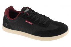 Buty sportowe Sneakersy męskie, Placer. Czarne buty sportowe na co dzień męskie Skechers, z materiału, bez zapięcia, trekkingowe. Za 189.99 zł.