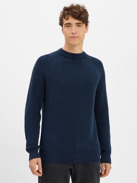 Drykorn sweter - Rippley Mężczyźni Bawełna niebieski, S. Niebieskie swetry męskie Drykorn, m, bez wzorów, z bawełny, bez kołnierzyka. Za 749.95 zł.