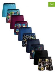 Muchachomalo Bokserki (10 par) w różnych kolorach rozmiar: 6XL. Czarne bokserki męskie Muchachomalo, bez wzorów. Za 304.99 zł.
