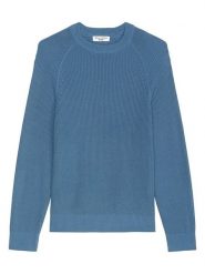 Marc O´Polo Sweter w kolorze niebieskim rozmiar: L. Niebieskie swetry męskie l, bez wzorów, z bawełny, bez kołnierzyka. Za 184.46 zł.