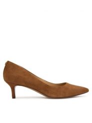 LAUREN RALPH LAUREN Szpilki Adrienne 802755524013 Brązowy. Brązowe szpilki Lauren Ralph Lauren, bez wzorów, ze skóry, bez obcasa. Za 639.99 zł.