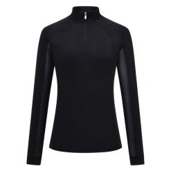 Damska koszulka jeździecka z długim rękawem Imperial Riding Katya. Czarne t-shirty damskie IMPERIAL RIDING, l, bez wzorów, bez kołnierzyka. Za 232.50 zł.