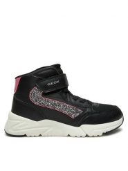 Geox Śniegowce Mid Easy Entry J46M2D 054FU C9231 D Czarny. Czarne kozaki dziewczęce Geox, bez wzorów, ze skóry, bez obcasa. Za 319.99 zł.