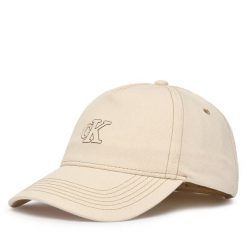 Czapka z daszkiem Calvin Klein. Czapki z daszkiem damskie CALVIN KLEIN, bez wzorów. Za 169.99 zł.