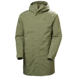 Kurtka wodoodporna Helly Hansen Brussel. Zielone kurtki męskie Helly Hansen, m, bez wzorów, z poliamidu, klasyczne, z kapturem. Za 807.00 zł.