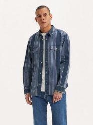 Levi's Koszula dżinsowa - Relaxed fit - w kolorze granatowym rozmiar: XL. Niebieskie koszule męskie Levi's, s, bez wzorów, z bawełny, bez kołnierzyka, bez ramiączek. Za 127.05 zł.