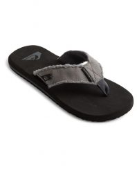 Klapki japonki męskie Quiksilver Monkey. Szare klapki i japonki męskie Quiksilver, z materiału. Za 109.99 zł.