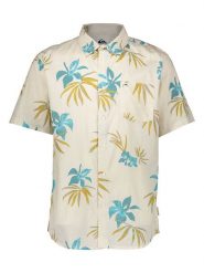 Quiksilver Koszula w kolorze kremowym rozmiar: S. Brązowe koszule męskie Quiksilver, s, bez wzorów, bez kołnierzyka, bez ramiączek. Za 114.17 zł.