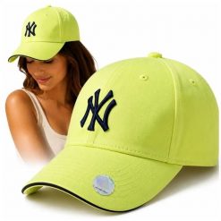 Czapka New York Yankees NY Żólta unisex Baseballówka Regulowana MLB. Żółte czapki z daszkiem damskie NICEBIKE, bez wzorów, z bawełny. Za 89.99 zł.