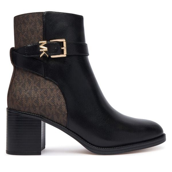 Botki MICHAEL Michael Kors. Czarne botki damskie MICHAEL Michael Kors, bez obcasa, na słupku, bez zapięcia. Za 1,129.00 zł.